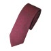 Red Flecked with Navy Spots Woven Silk Slim Tie and Hankie Set
