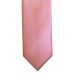 Coral Twill Tie with Matching Pocket Square