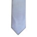 Silver Twill Tie with Matching Pocket Square