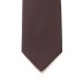 Brown Satin Tie with Matching Pocket Square