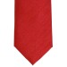 Tomato Red Shantung Tie with Matching Pocket Hankie