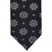 Navy Blue Kings Crest Tie with Matching Pocket Square