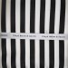 Black and White Stripe Printed Pocket Hankie #TPH3724/2