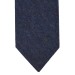 Blue Flecked Tweed Slim Tie and Hankie Set