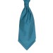 Teal Blue Self Tie Shantung Cravat #WCS1867/2