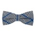 Licorice Black Check Bow Tie