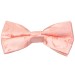 Peach Swirl Leaf Wedding Bow Tie #AB-BB1000/7