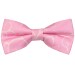 Light Pink Modern Scroll Wedding Bow Tie #AB-BB1002/3
