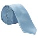 Sky Blue Shantung Tie with Matching Pocket Hankie