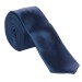Navy Satin Tie with Matching Pocket Square