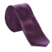 Purple Slim Satin Tie #C1884/4