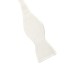 White Shantung Silk Self Tie Bow Tie ((SB5016/1))