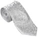 Silver Royal Swirl Wedding Tie #AB-T1001/5