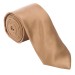 Beige Satin Tie with Matching Pocket Square