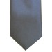 Pewter Satin Tie with Matching Pocket Square