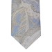 Blue Washed Paisley Woven Silk Pocket Hankie