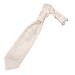 Cream Swirl Leaf Wedding Cravat #AB-WCR1000/11