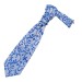 Blue Swirl Leaf Cravat