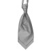 Silver Silk Shantung Wedding Cravat ((WCR5016/2))