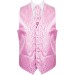 Pink Vintage Vine Formal Waistcoat #AB-WW1004/4
