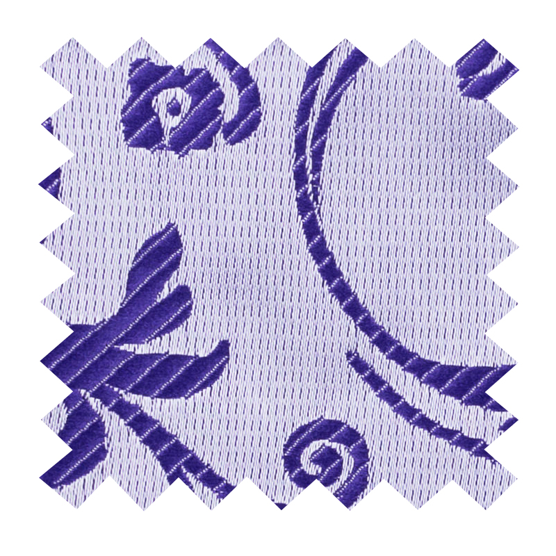 Purple Swirl Leaf Swatch - Purple Wedding Tie or Waistcoat Swatch